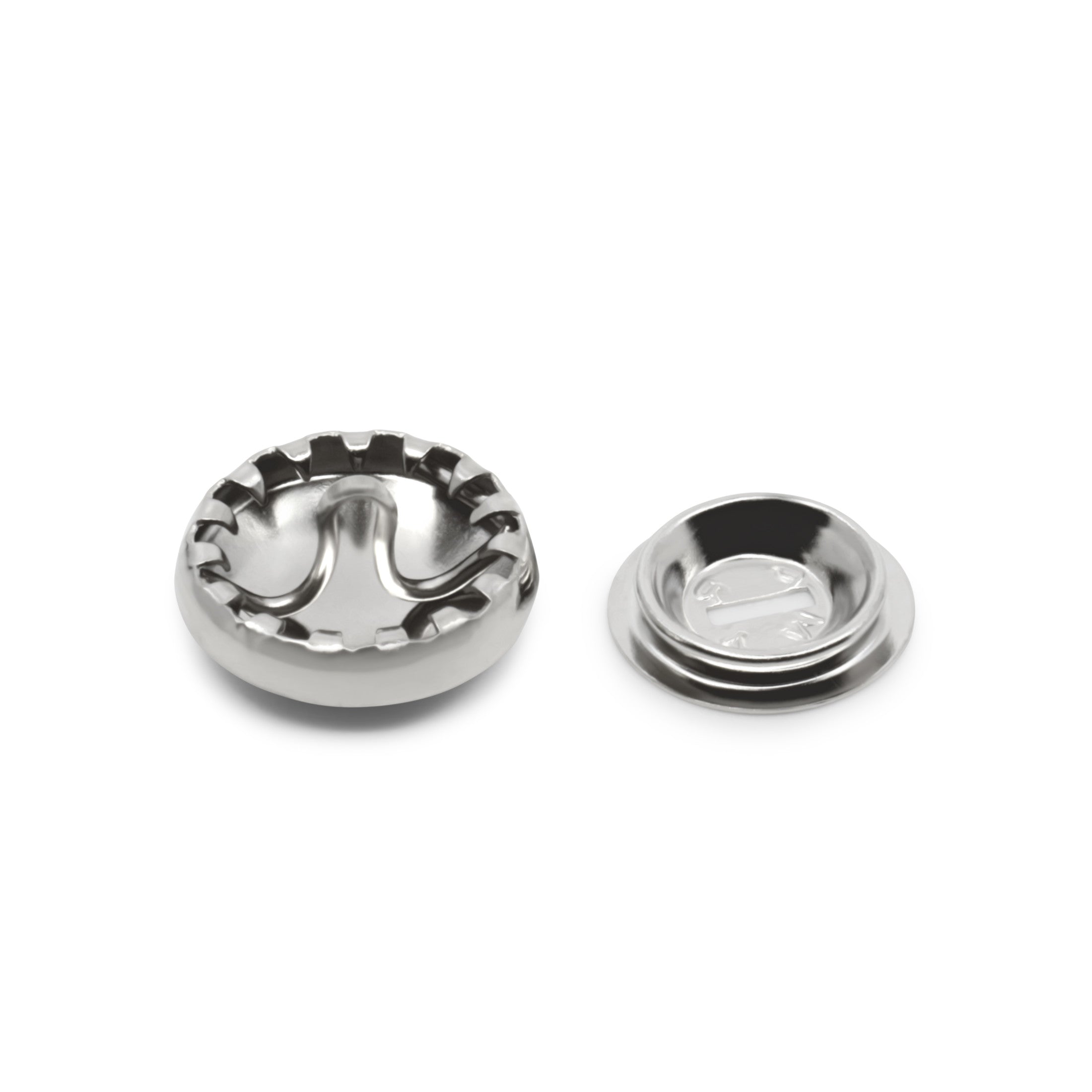 Dritz Half Ball boutons à recouvrir tissu nickel demi-boule 11 mm