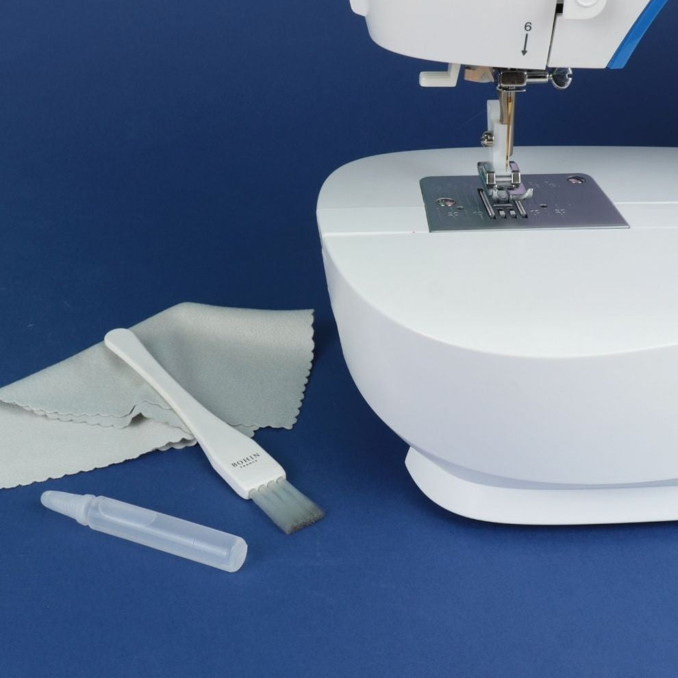 Bohin Accessoires machine à coudre kit nettoyage 3 pièces huile