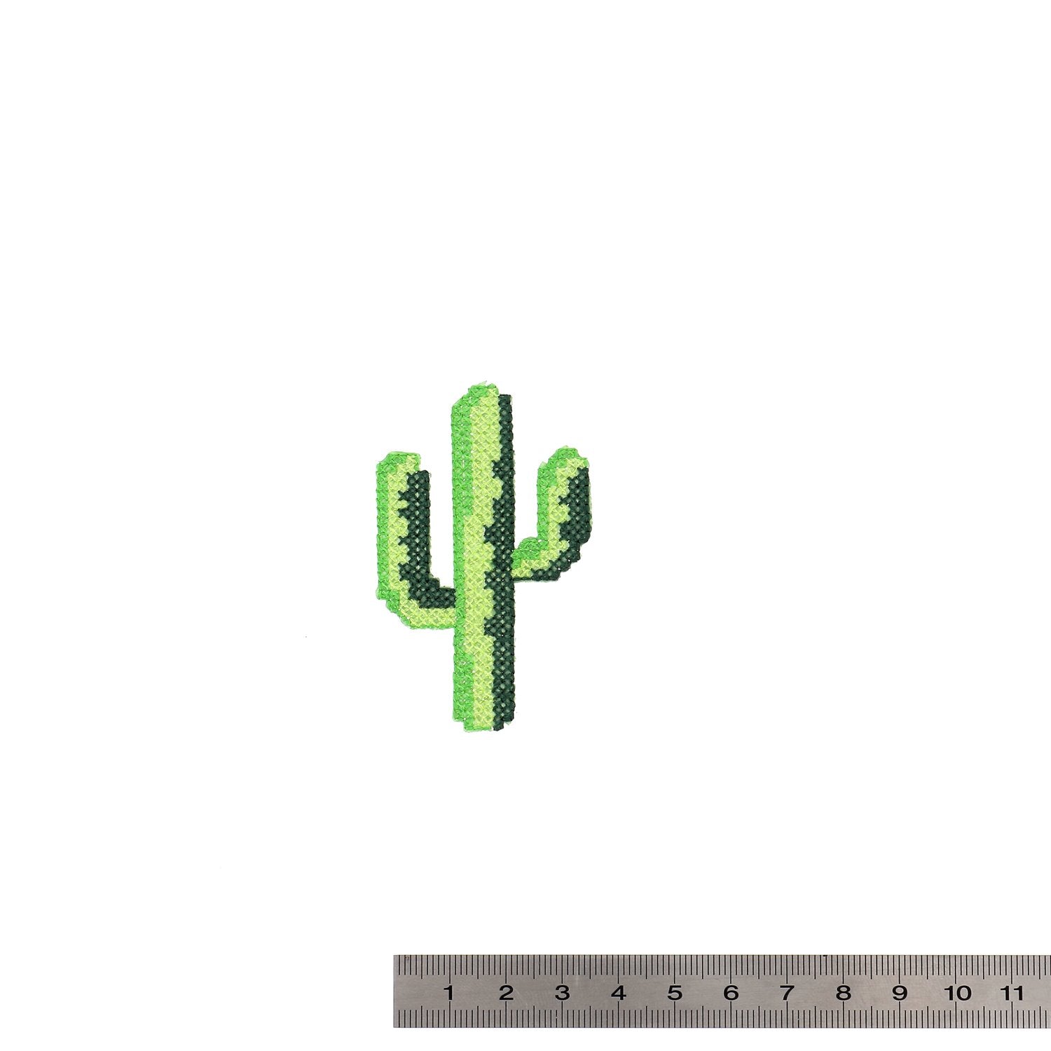 Bohin Patchs et bijoux Cactus patch thermocollant pixel