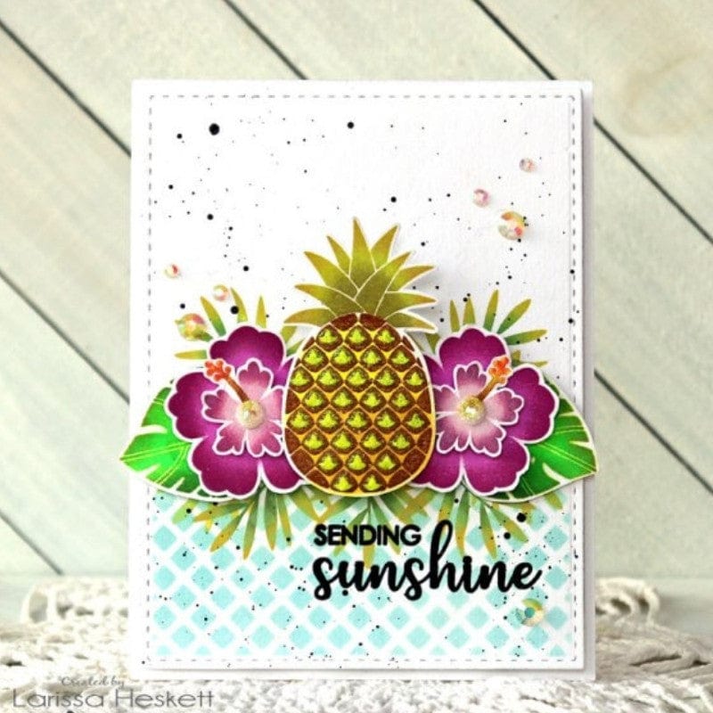 HeatnBond Rina K. Designs flock Hello Yellow 6 feuilles