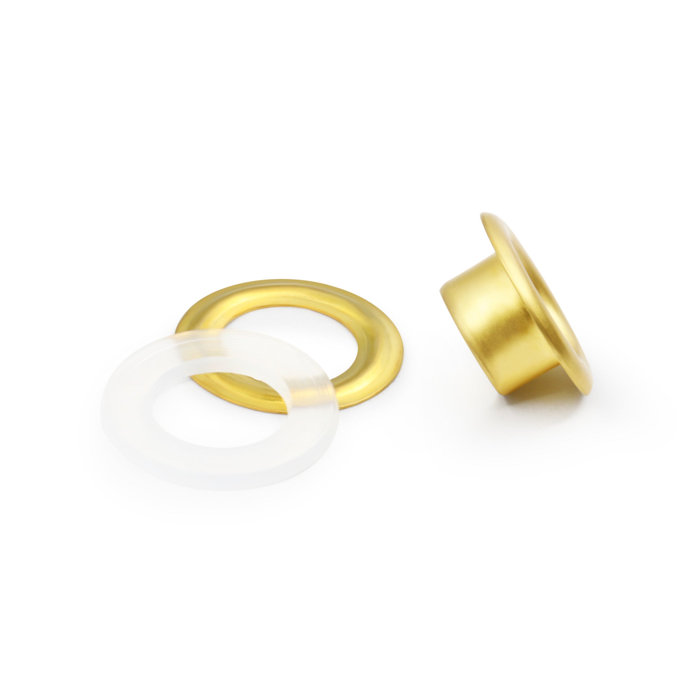 Dritz Fasteners Oeillets 2 Parties 1/4" Or Mat 15 Sets
