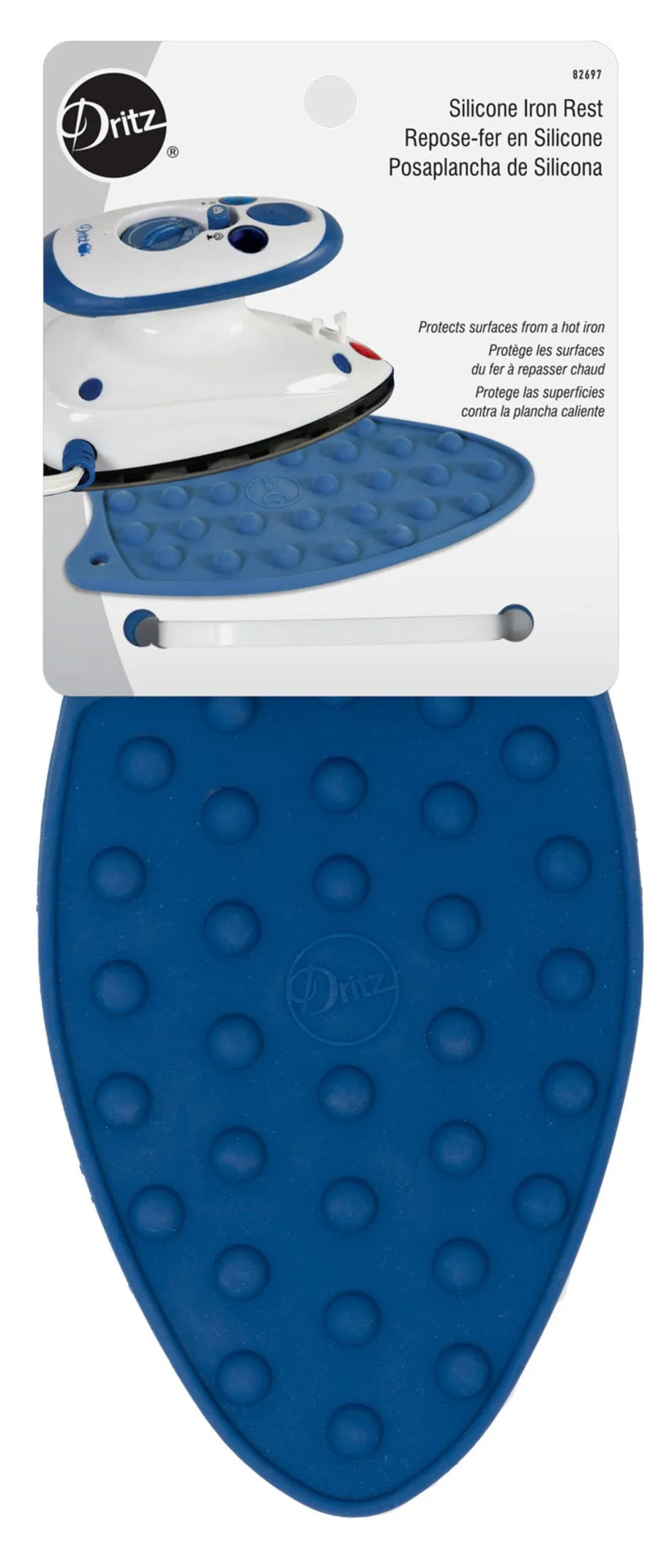 Dritz Reposoir Fer Silicone 16,5x11,4 cm Résistant Chaleur