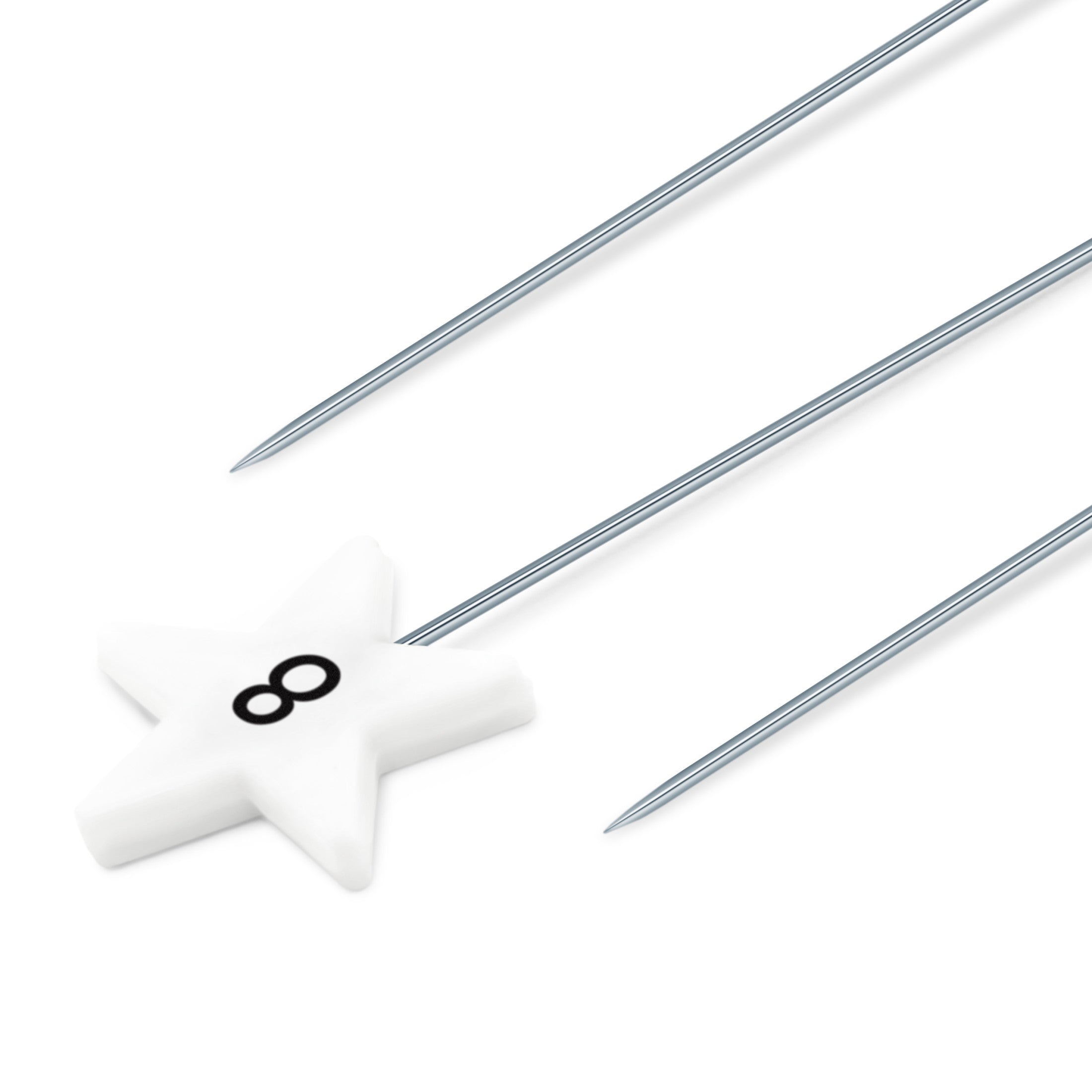 Dritz Quilting Épingles tête étoile 3019 blanches 115 pièces