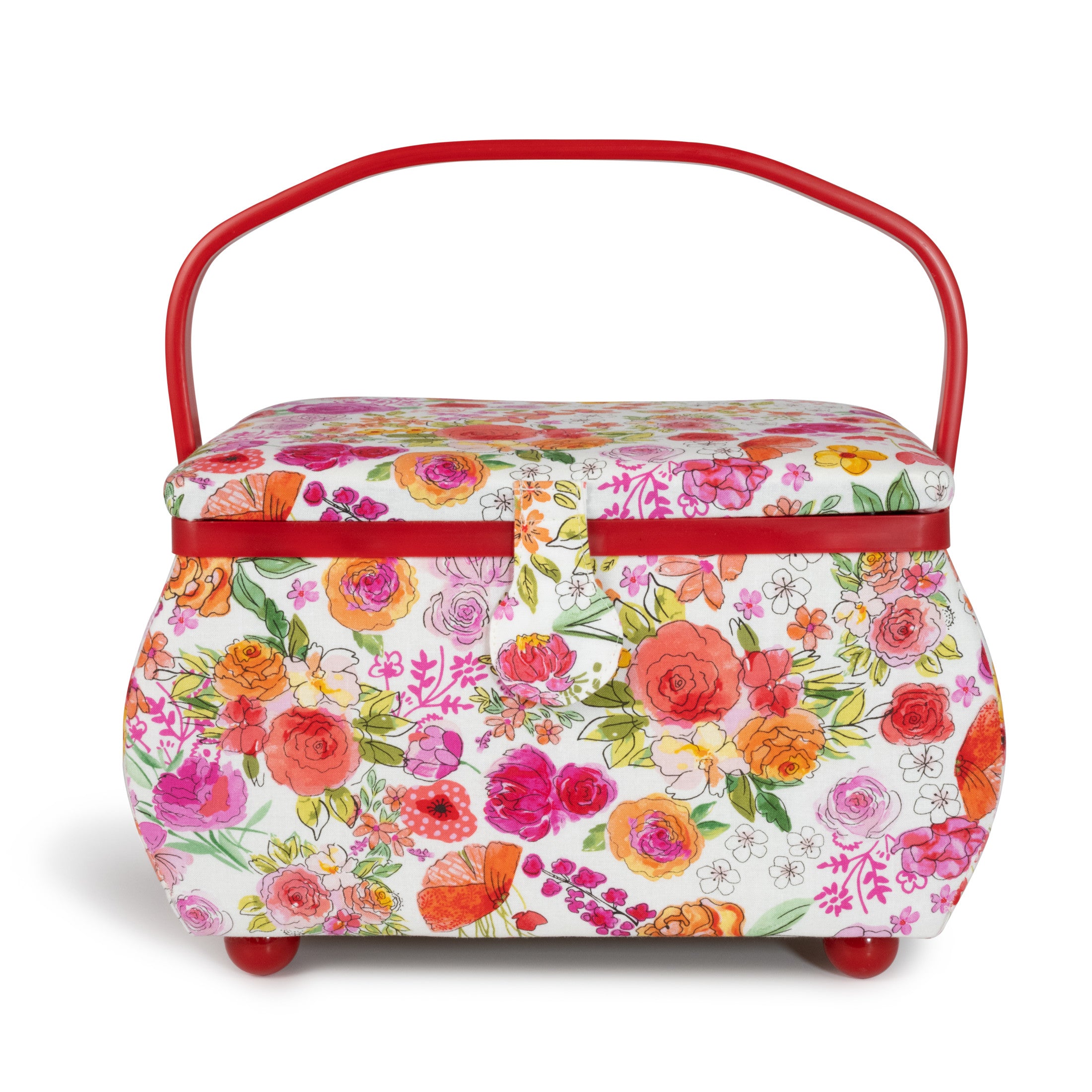 Dritz Panier Couture Grand Rétro Multicolore 32cm Boîte