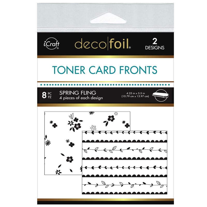 Deco Foil A2 papier toner Spring Fling x8