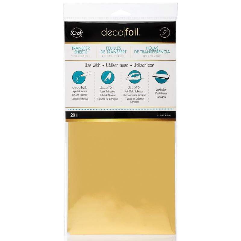 Deco Foil Foil Transfert Or Value Pack 20 Feuilles