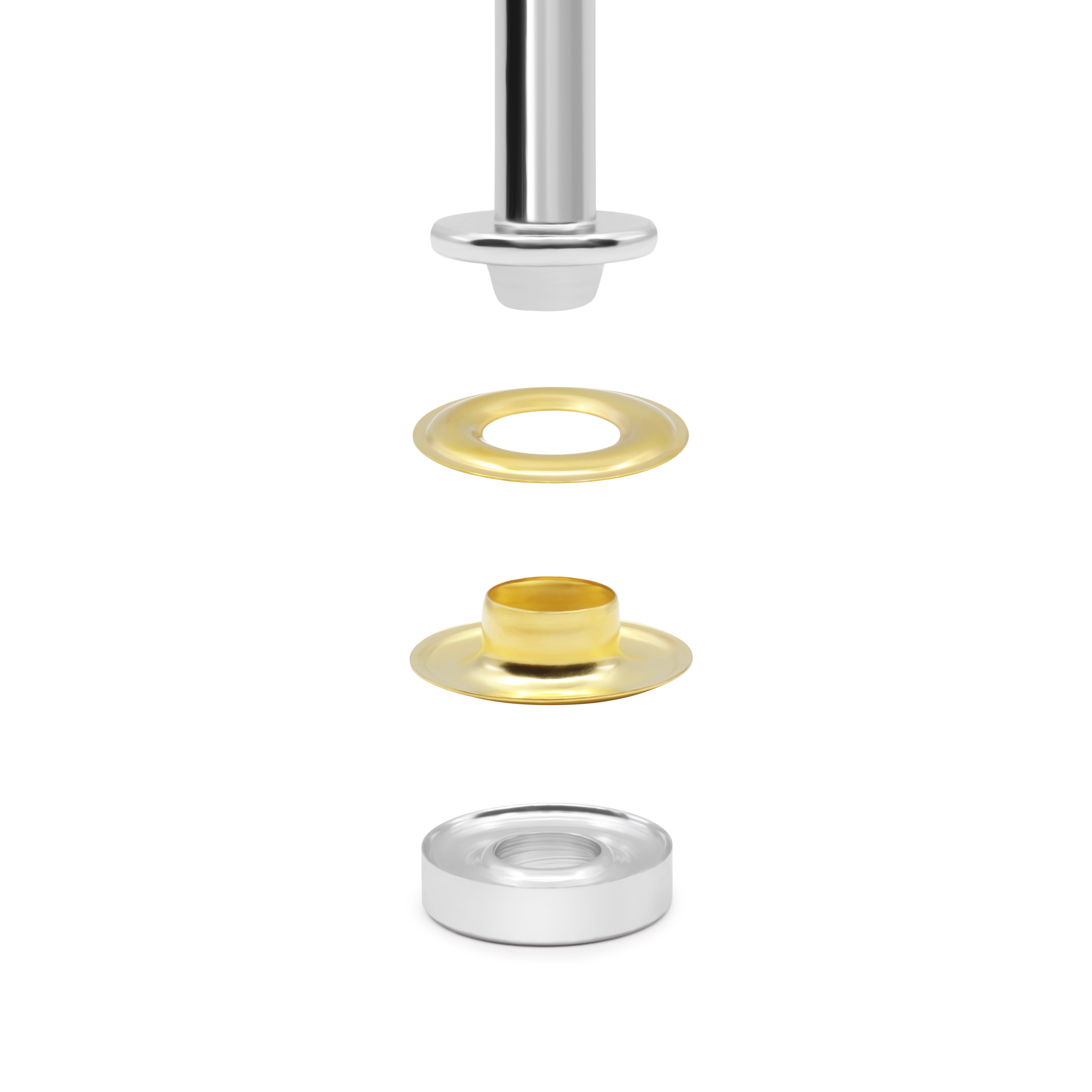 Dritz oeillets dorés 3/8" 72 sets avec outils