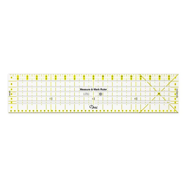 Dritz Measure Mark règle couture 46 cm acrylique biais