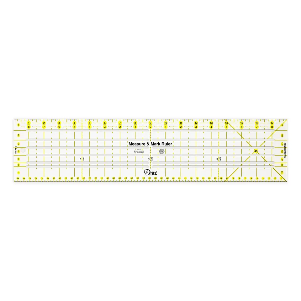 Dritz Measure Mark règle couture 46 cm acrylique biais