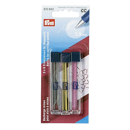 Prym Recharges mines critérium 0,9 mm couleur marquage