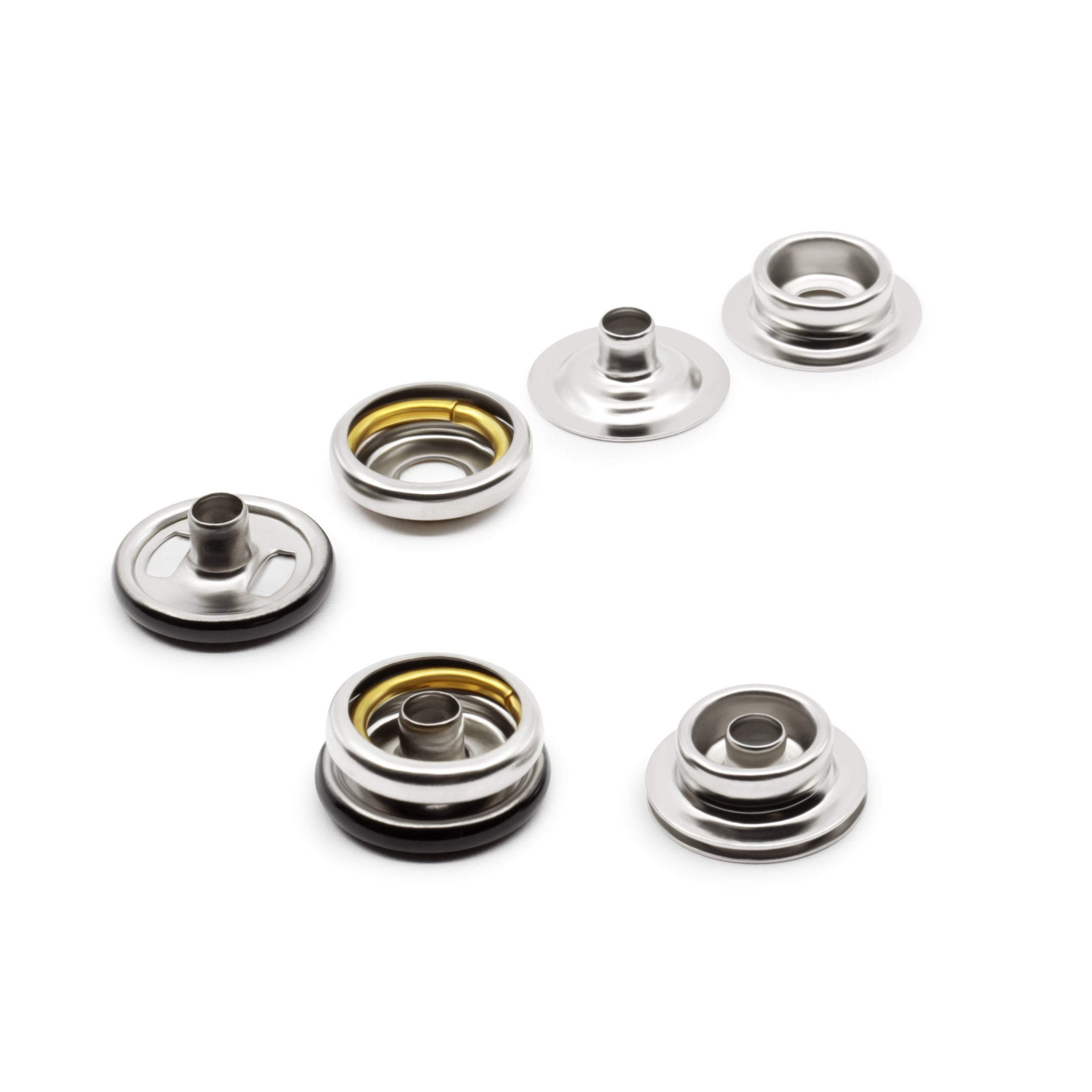 Dritz Fasteners Boutons pression robustes 15 mm 60 jeux