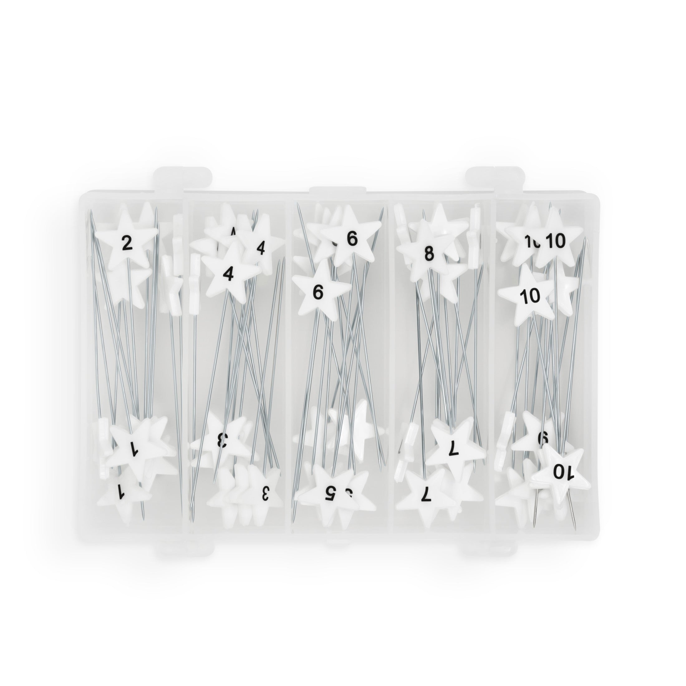 Dritz Quilting Épingles tête étoile 3019 blanches 115 pièces