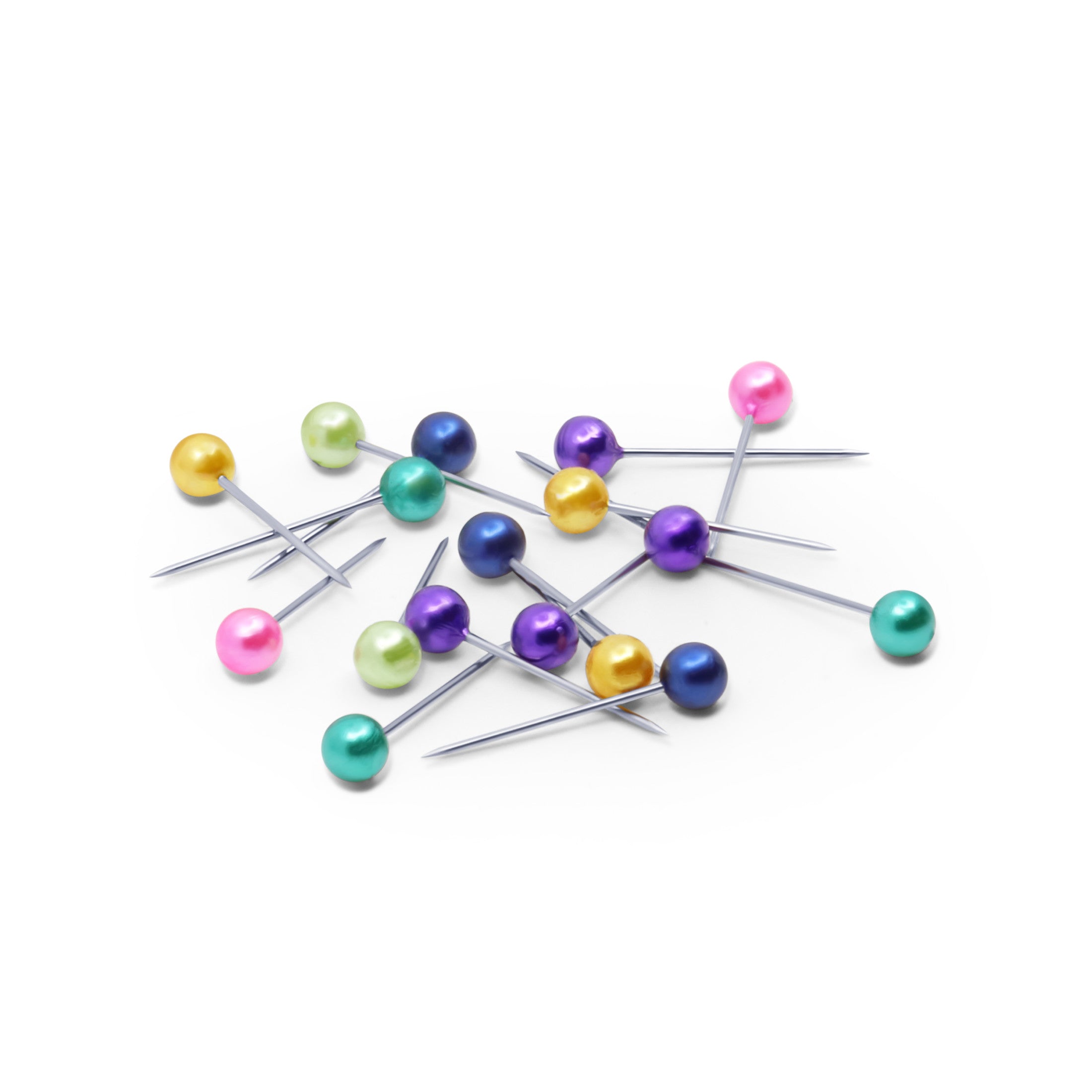 Dritz 208 Épingles Droites Nacrées Assorties 100 pcs