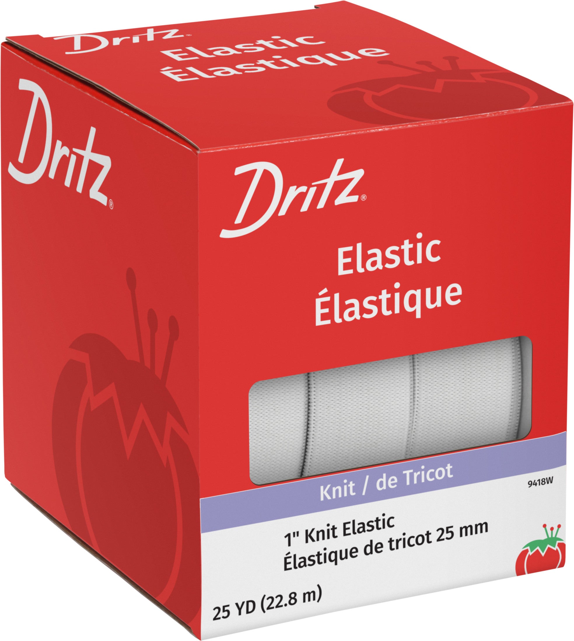Dritz Elastics élastique tricot blanc 25 mm 1,14 m
