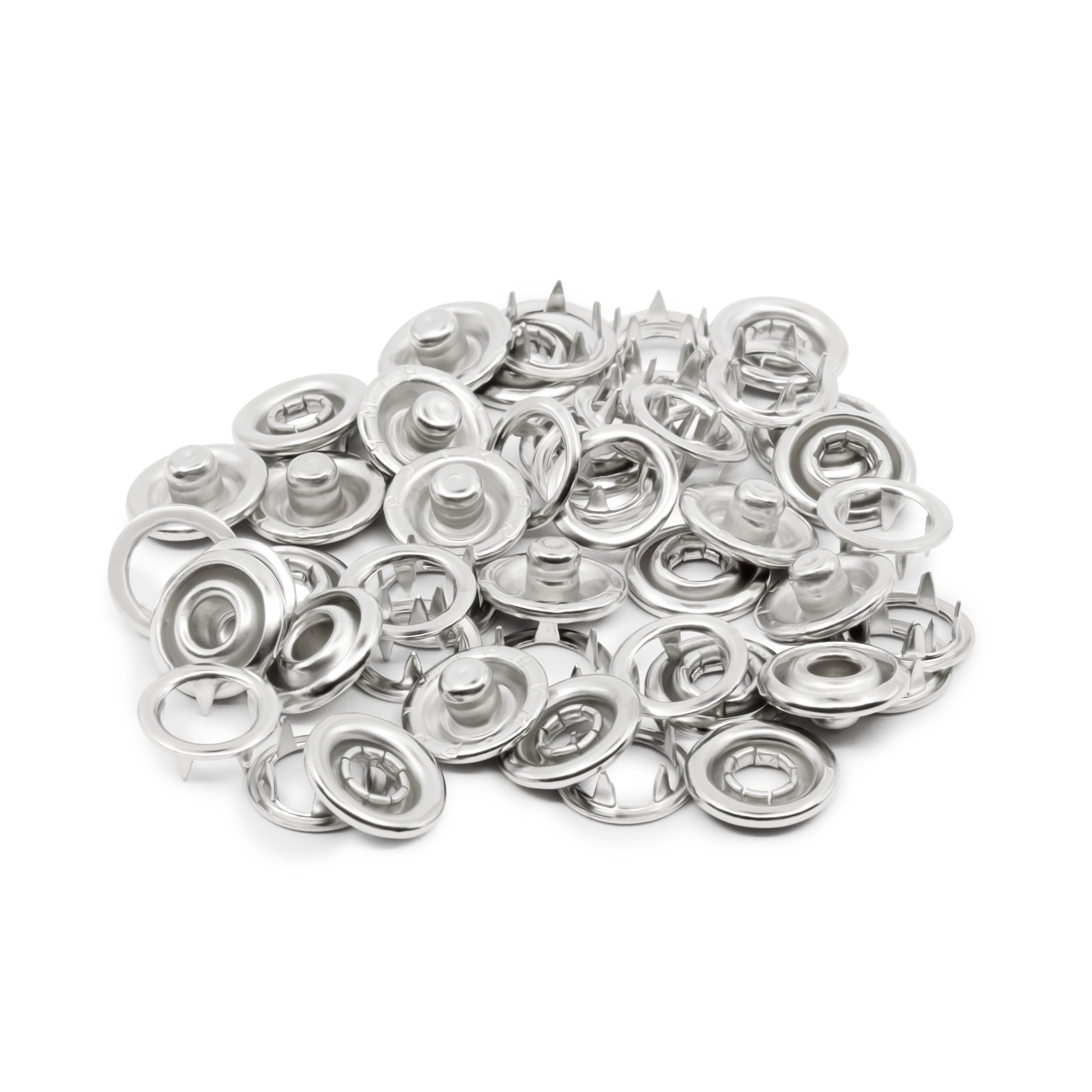 Dritz 116-65 boutons pression nickel 11 mm 12 jeux