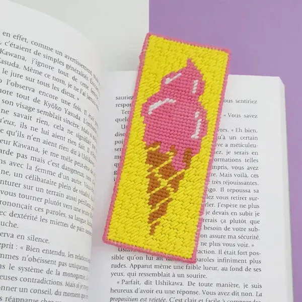 Bohin Fukuri Kit Canevas Marque-Page Glace Débutant