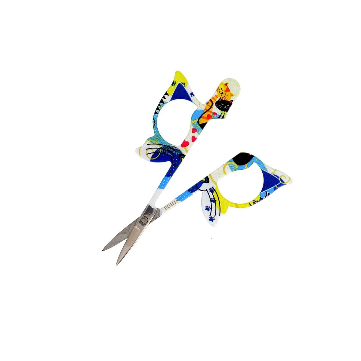 Bohin Chat ciseaux à broder 9 cm acier coupe fils
