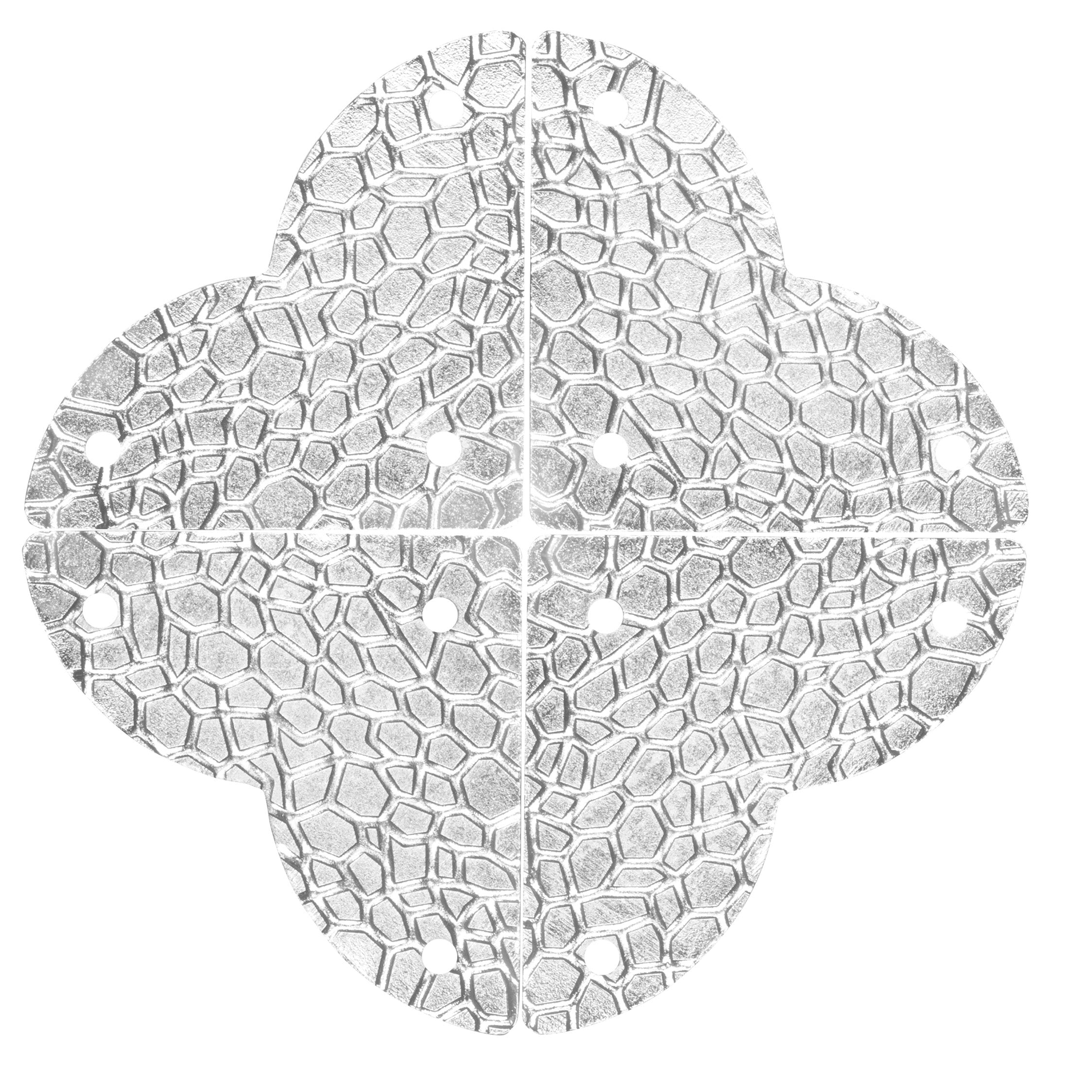Dritz Home Décor Coins Quatrefoil Petit Laiton Antique 4 pcs