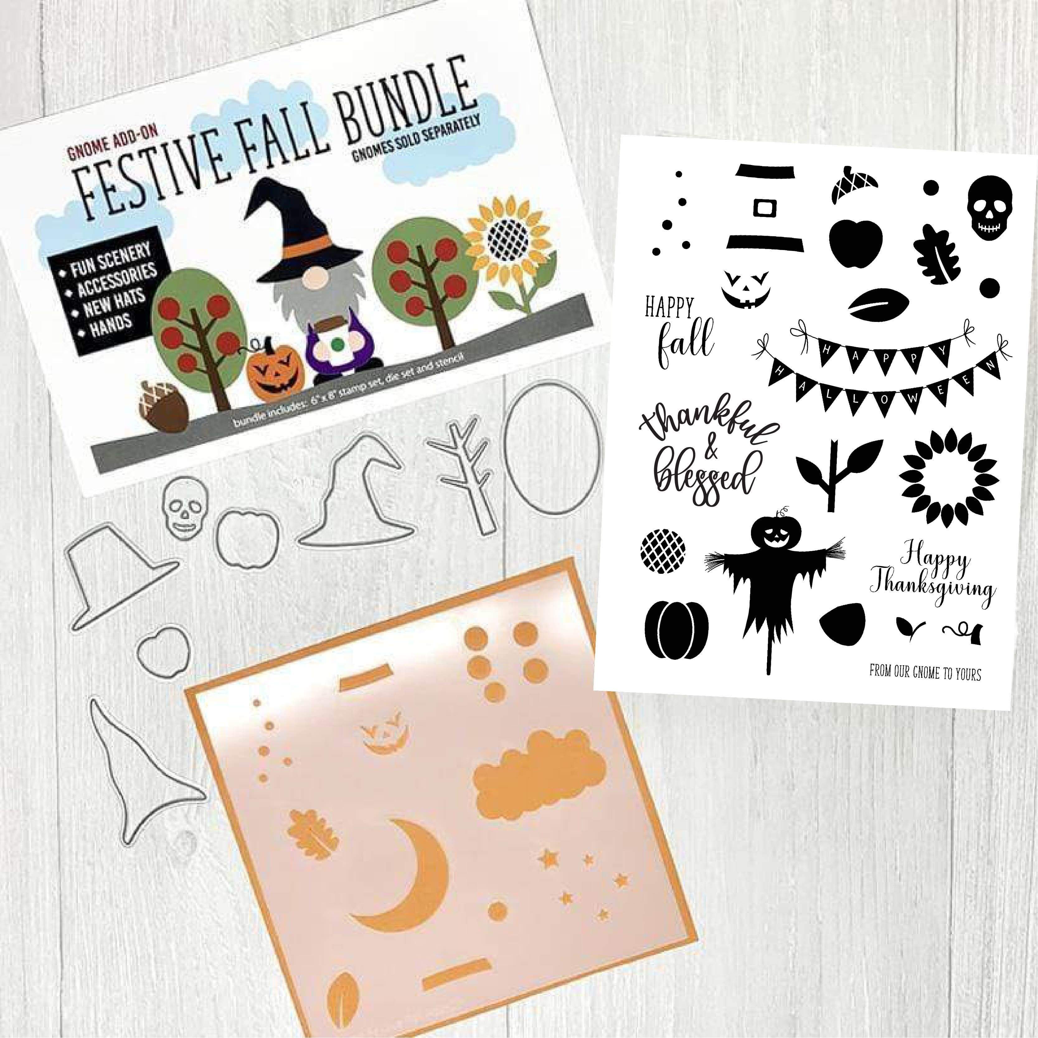 Gina K. Designs Gnome for the Holidays kit craft Festive Fall