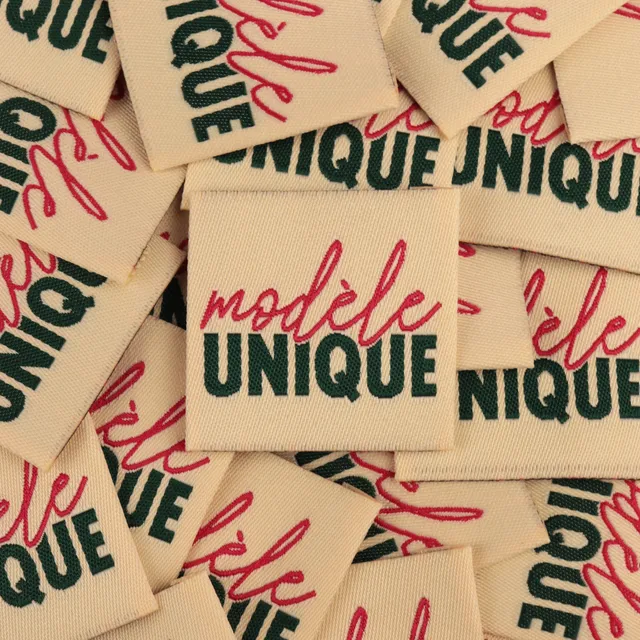 Bohin Étiquettes étiquette tissée modèle unique 3,5 cm