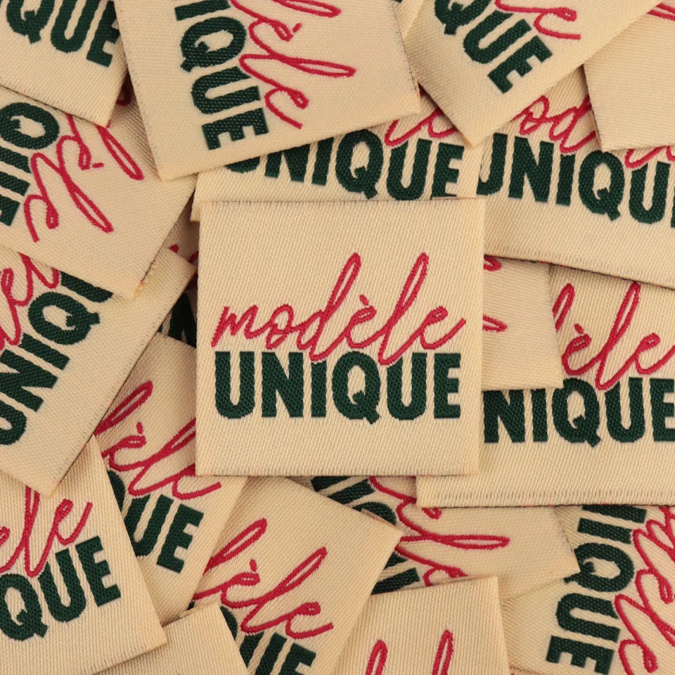 Bohin Étiquettes étiquette tissée modèle unique 3,5 cm