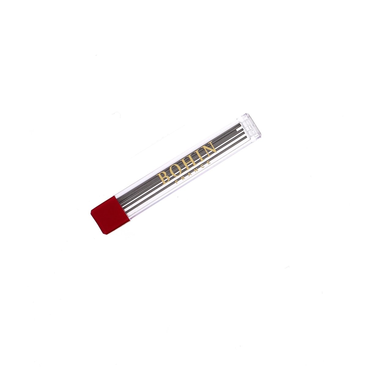 Bohin Marquage Recharge 6 mines crayon craie 0,9 mm rose