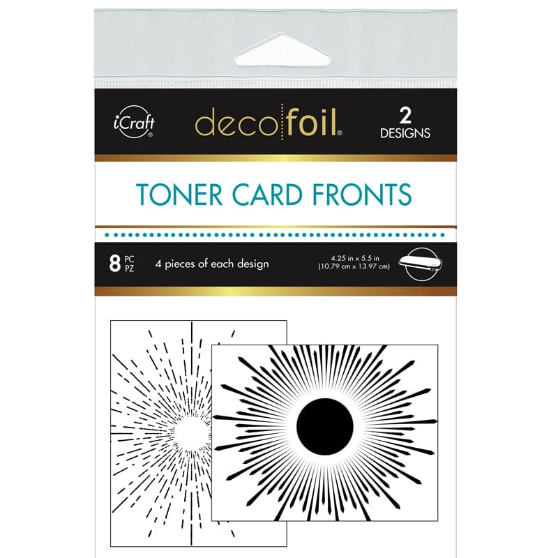 HeatnBond Deco Foil cartes toner Ray of Sunshine A2 x8 feuilles