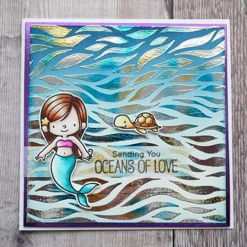 HeatnBond Deco Foil Lapis Watercolor feuille transfert 5 feuilles