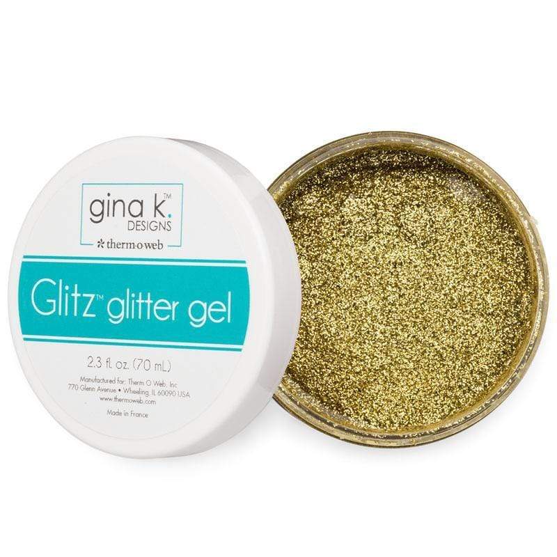 HeatnBond Gina K. Designs Glitz gel pailleté Gold doré 65 g