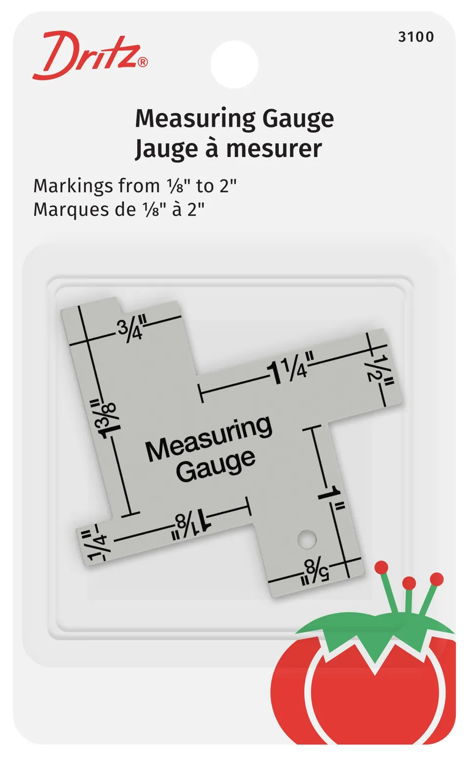 Dritz Measuring Gauge jauge couture aluminium 3100