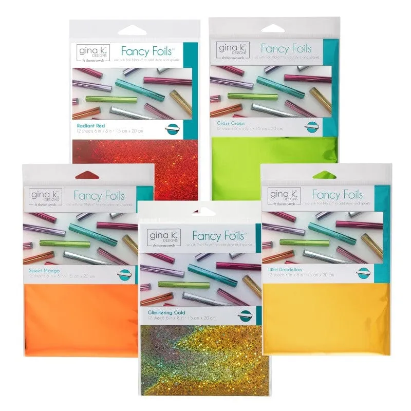 HeatnBond Gina K. Designs Fancy Foil Essential Autumn feuille transfert