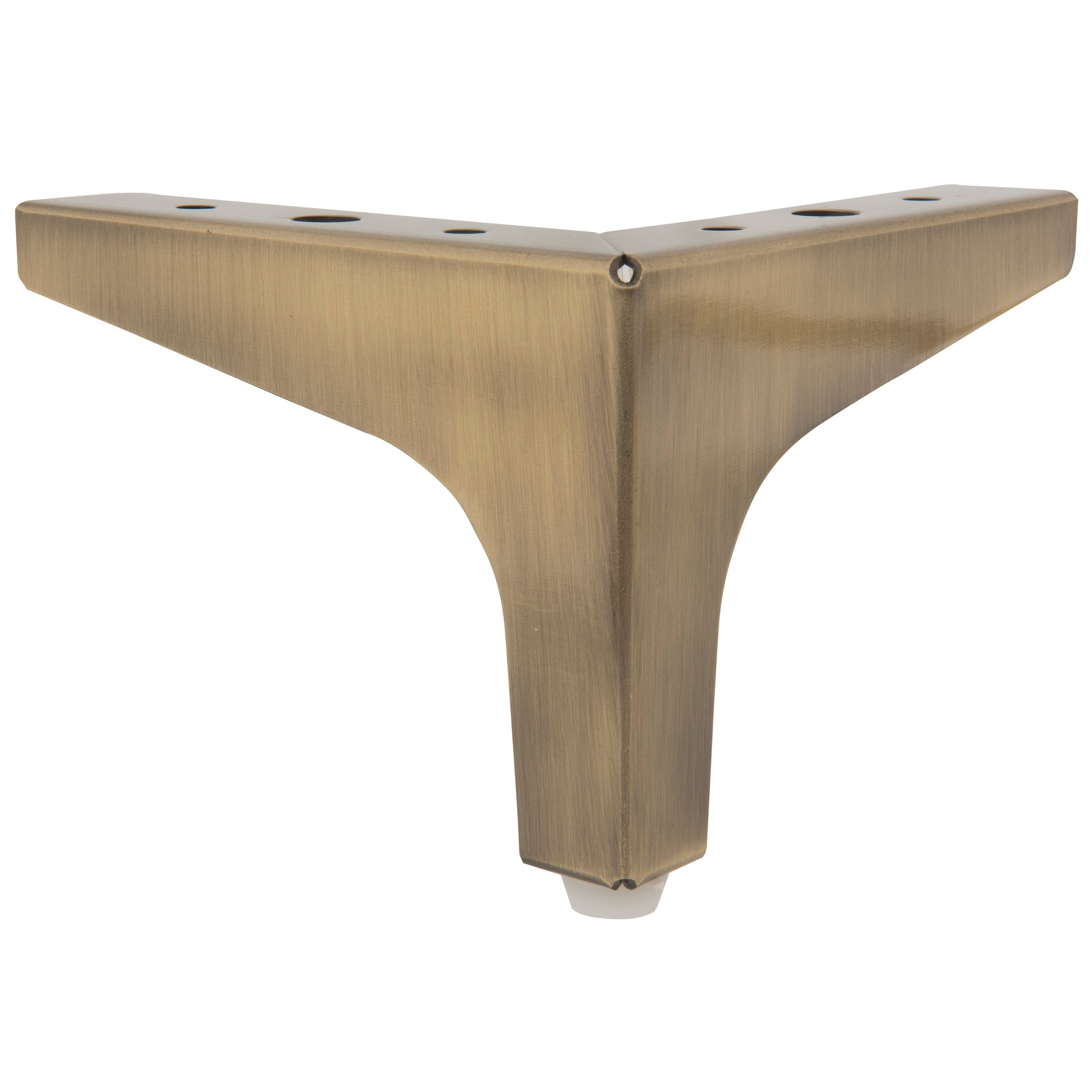 Dritz pieds métal nickel meuble déco lot 2