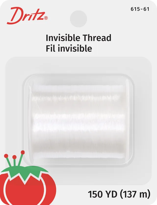 Dritz Fil Invisible Transparent 137 m Couture Quilt