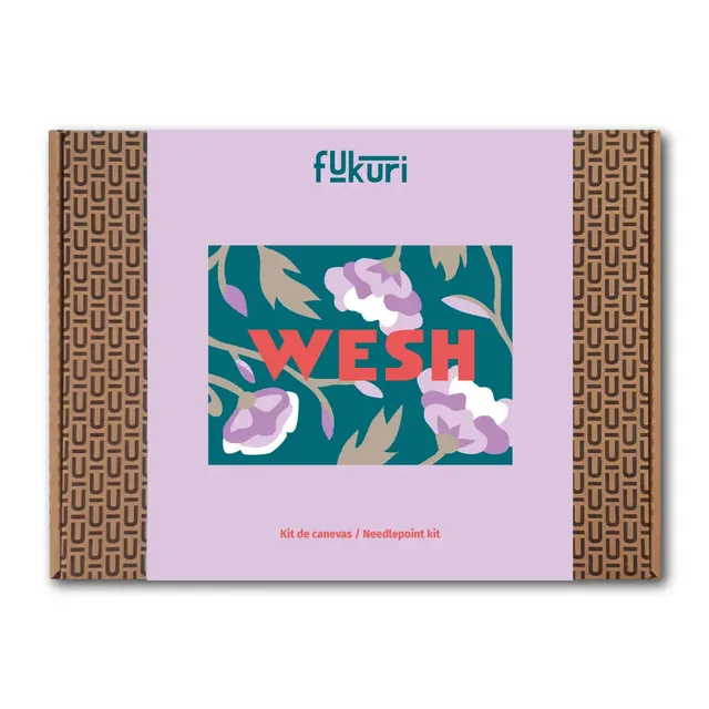 Bohin Kit Canevas Wesh Fukuri 13x18 cm Débutant