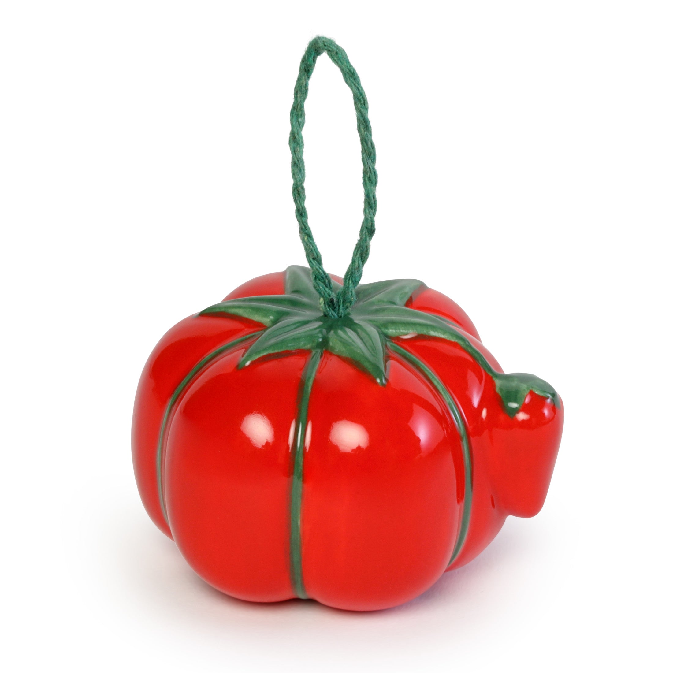 Dritz Pelote Tomate Ornement Céramique Déco Noël