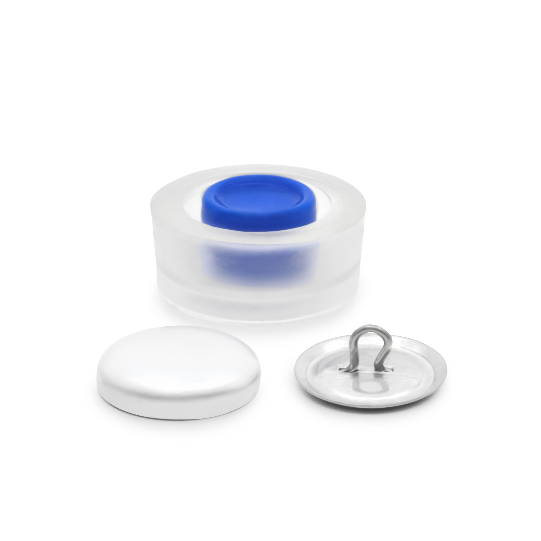 Dritz Kit Boutons à Recouvrir Nickel en Aluminium