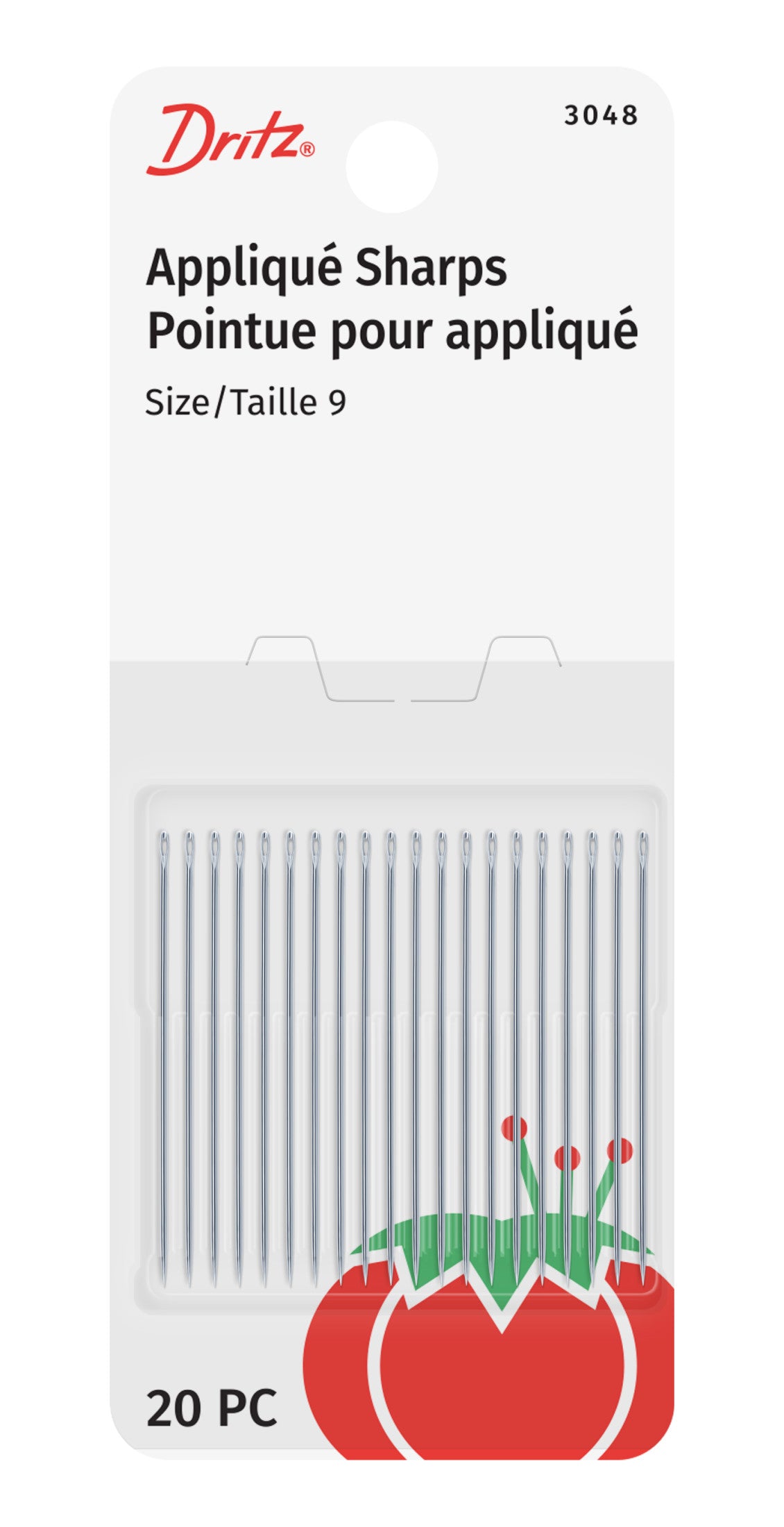 Dritz Clothing Care aiguilles 3048 n°9 x20 appliqué