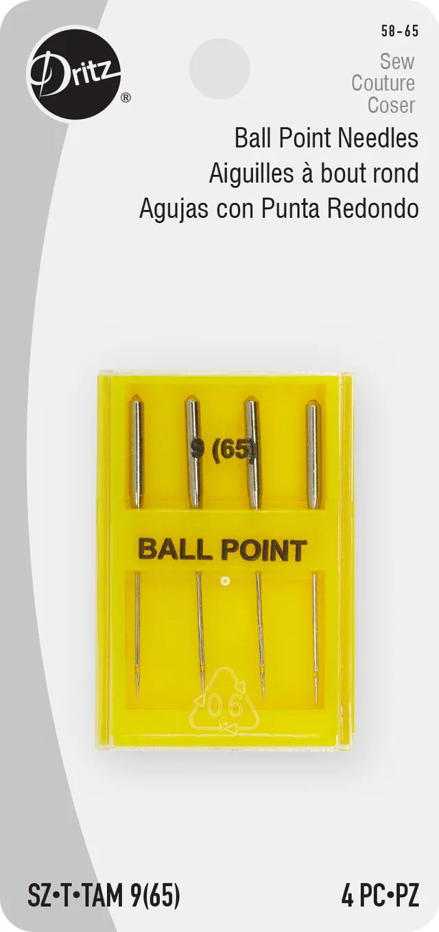Dritz Ballpoint aiguilles machine jersey 4 pc