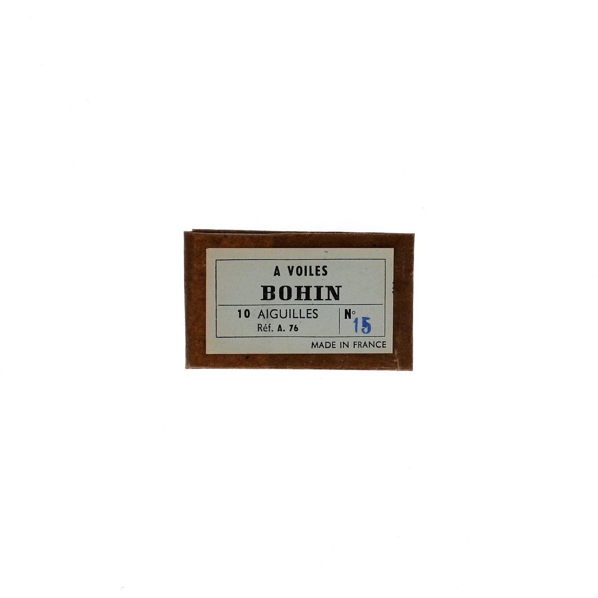 Bohin Aiguilles voiles N°14 aiguille voile triangulaire x10