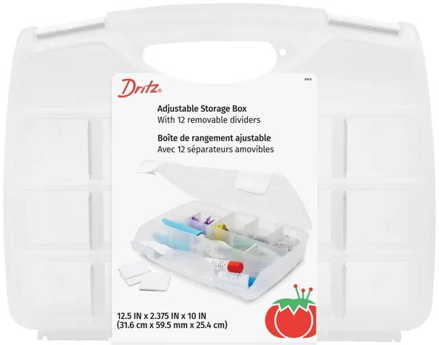 Dritz Storage Boite rangement couture reglable 960