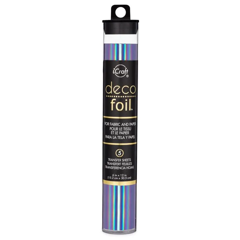 HeatnBond Deco Foil Transfer foil prince periwinkle 6x12 in