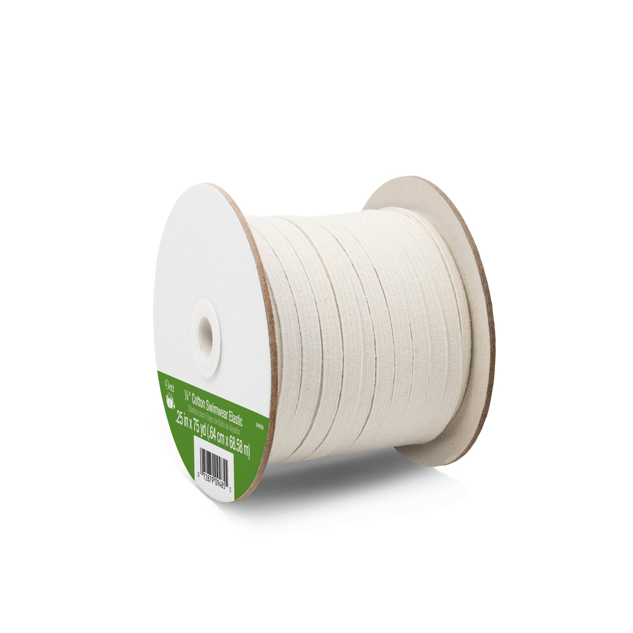 Dritz Elastics Élastique Coton 1/4" Naturel 3 yd maillot