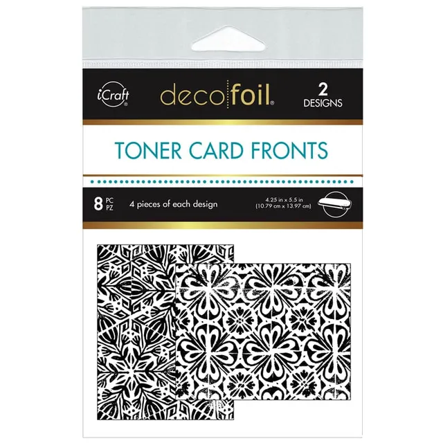 HeatnBond Deco Foil Toner carte A2 Artsy Prints 8 feuilles