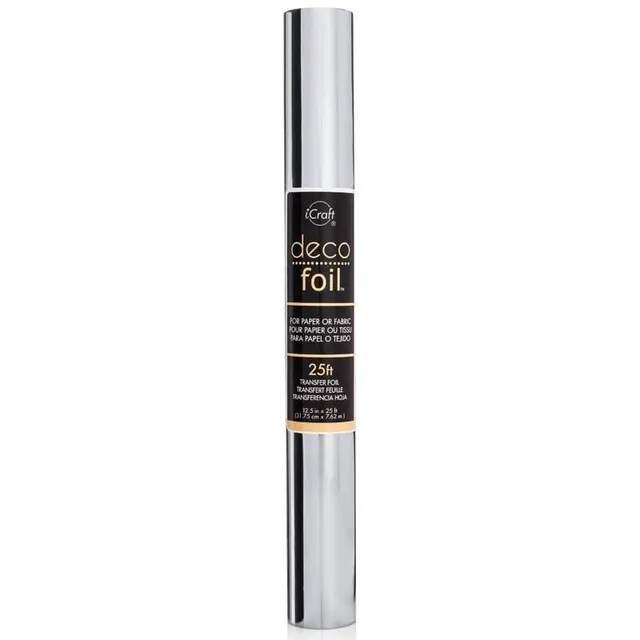 HeatnBond Deco Foil Transfer Foils rouleau argent 31,7 cm x 7,62 m