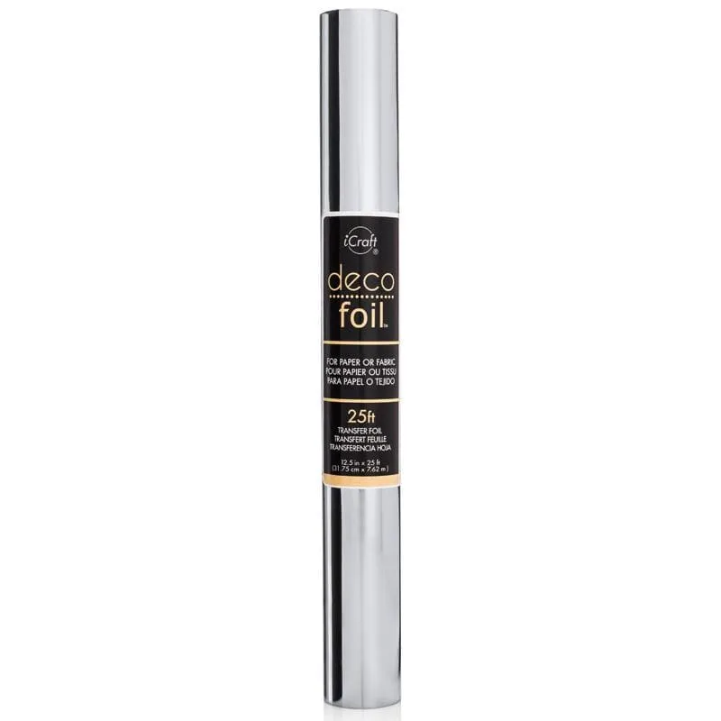 HeatnBond Deco Foil Transfer Foils rouleau argent 31,7 cm x 7,62 m