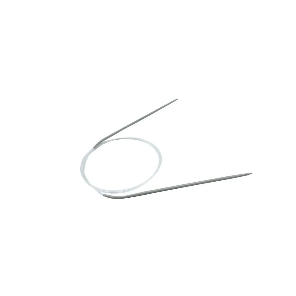 Bohin Tricot & Crochet N°4 aiguille circulaire 80 cm alu