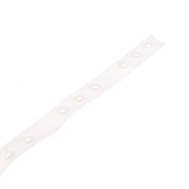 Bohin pression sur bande body ruban blanc 2 bandes 8 mm