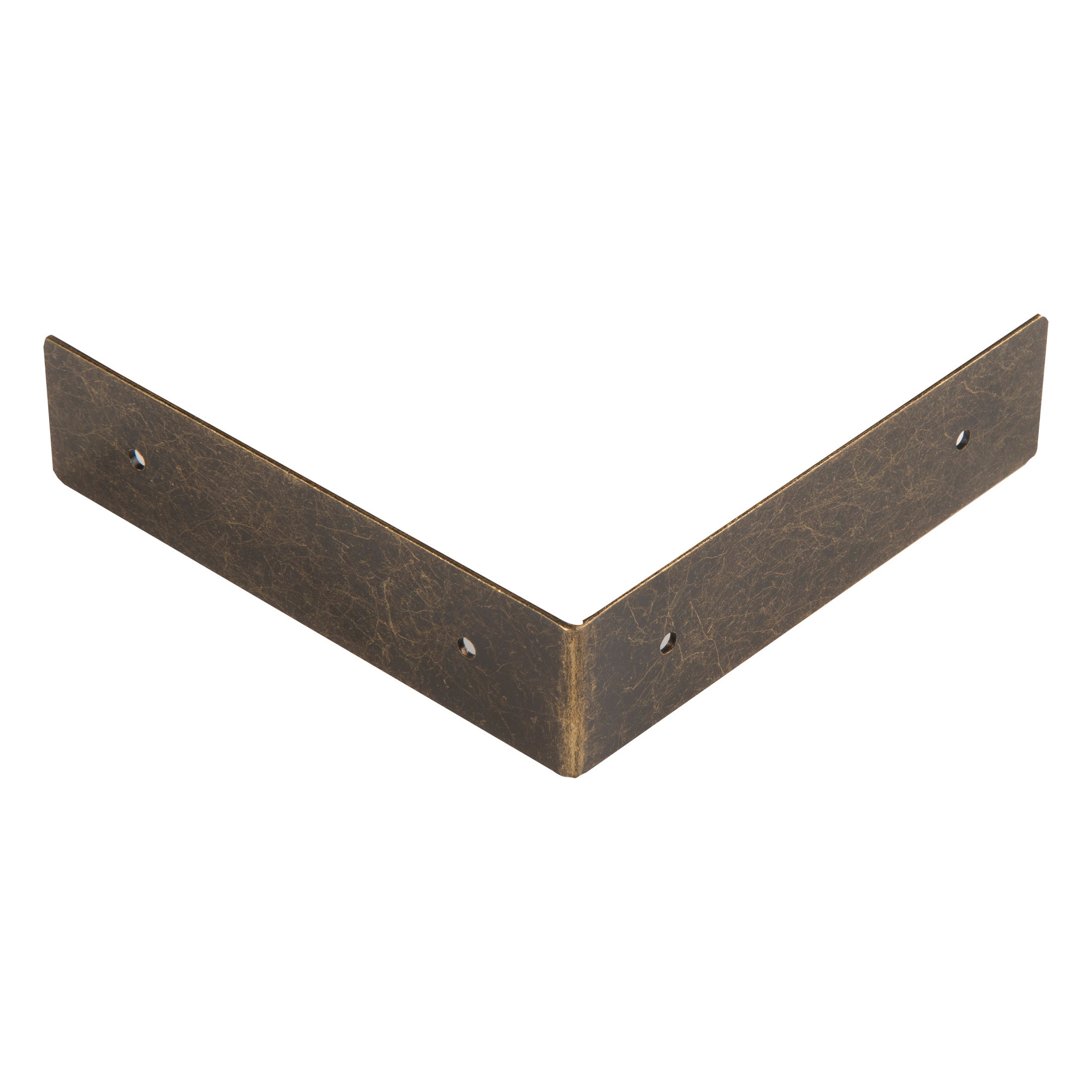 Dritz Home cornière angle métal laiton lisse 8 cm 4 pcs
