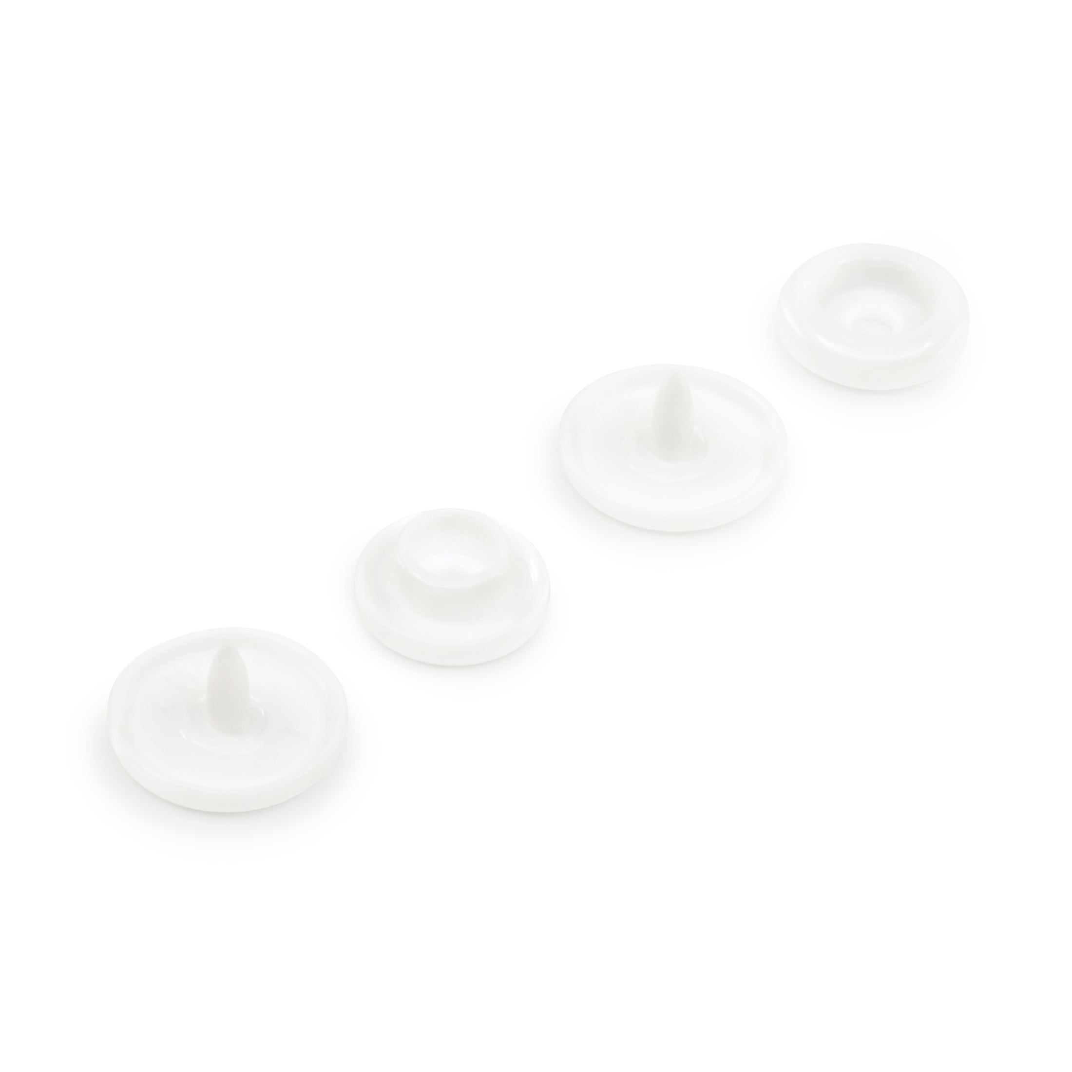 Dritz Fasteners & Closures boutons pression plastique blanc 12mm x60