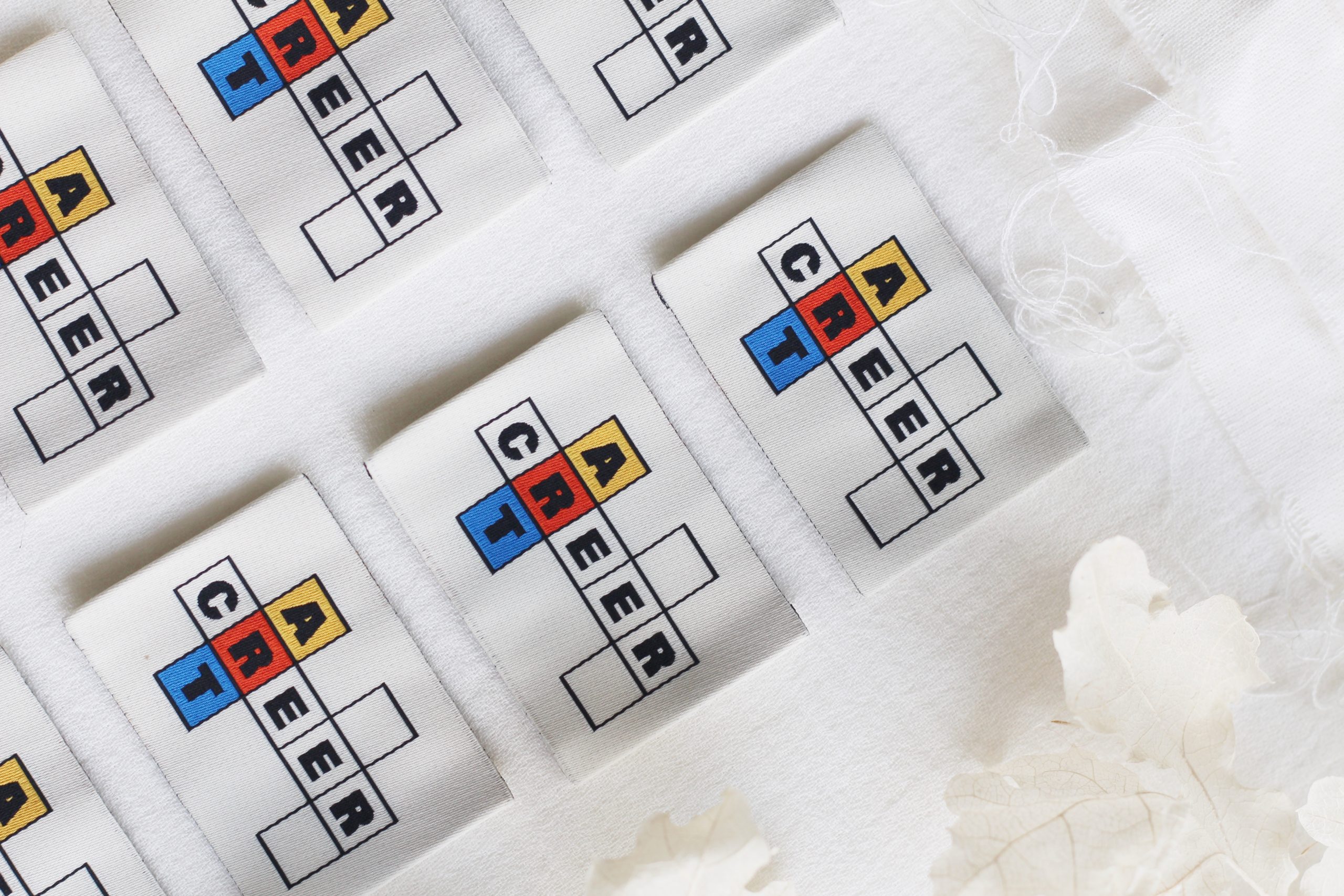 La Petite Maison Couture Créer=Art étiquettes à coudre Bauhaus x8